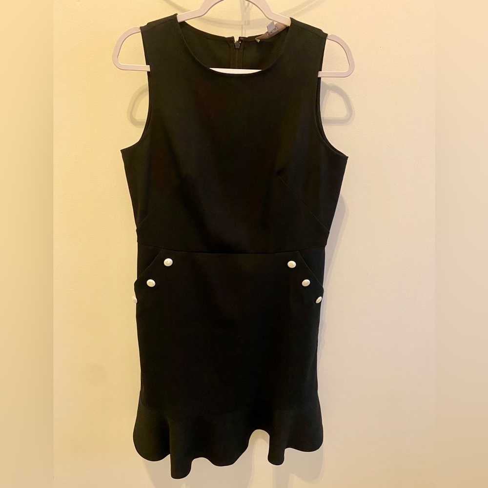 LOFT Black Mini Dress- Size 8